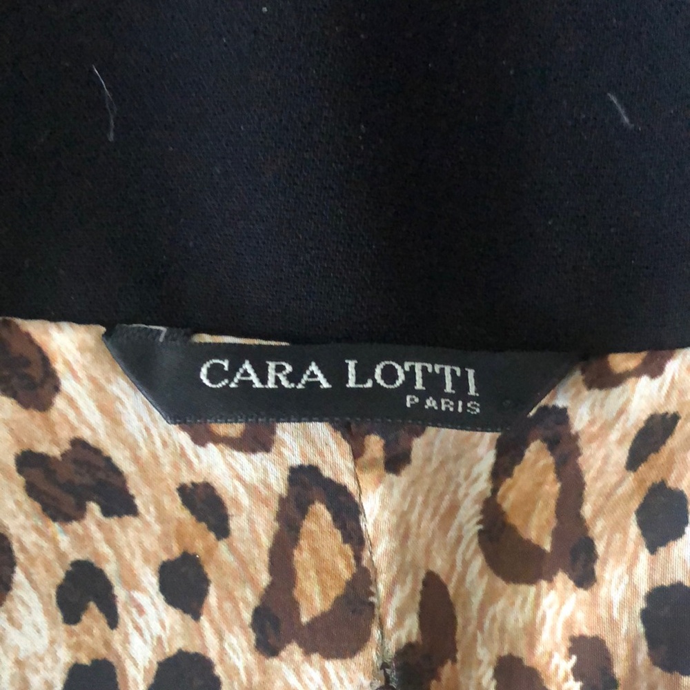 Elegant Black Women's Jacket Cara Lotti Paris Size L View 4